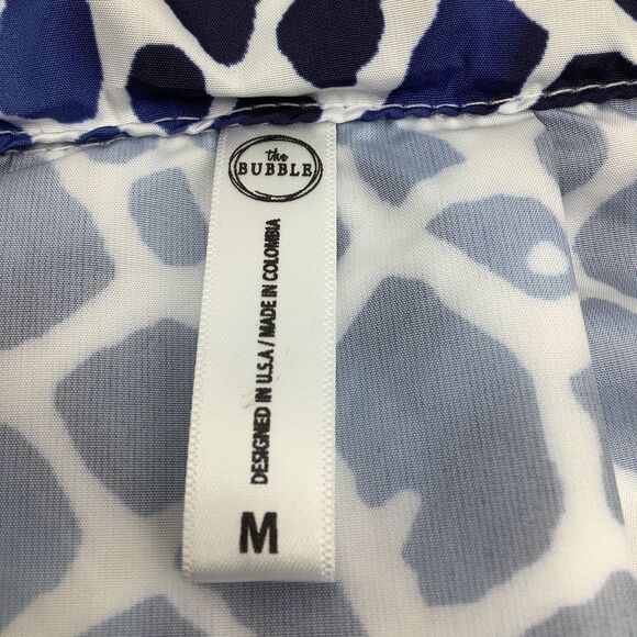 The‎ Bubble Womens Poncho Lefty 1/2 Zip Pullover Jacket Blue Size Medium NWT - Picture 9 of 11